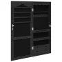 Espejo con joyero de pared negro 37,5x10x90 cm de vidaXL, Espejos - Ref: Foro24-353224, Precio: 80,30 €, Descuento: %