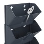 Set de plantas jardín vertical 4 uds polipropileno antracita en Macetas y jardineras | Comprar online en Foru.es