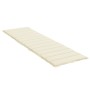Cojín de tumbona de tela Oxford crema 200x60x3 cm en Decoración | Comprar online en Foru.es