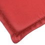 Cojín de tumbona de tela Oxford rojo 200x60x3 cm en Decoración | Comprar online en Foru.es