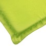 Cojín de tumbona de tela Oxford verde claro 200x60x3 cm en Decoración | Comprar online en Foru.es