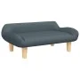 Sofá para niños de tela gris oscuro 70x40x24 cm de vidaXL, Mobiliario para bebés y niños pequeños - Ref: Foro24-3196345, Prec...
