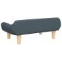 Sofá para niños de tela gris oscuro 70x40x24 cm de vidaXL, Mobiliario para bebés y niños pequeños - Ref: Foro24-3196345, Prec...