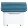 Caseta para perros polipropileno azul 59x75x66 cm en Casetas para perros | Comprar online en Foru.es