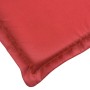 Cojín de tumbona de tela Oxford rojo 200x70x3 cm en Decoración | Comprar online en Foru.es