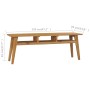Mueble para TV madera maciza de teca 120x35x45 cm de vidaXL, Muebles TV - Ref: Foro24-288847, Precio: 154,84 €, Descuento: %