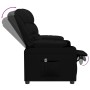 Sillón reclinable eléctrico de cuero sintético negro en Sillones | Comprar online en Foru.es