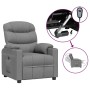 Sillón reclinable eléctrico tela gris claro en Sillones | Comprar online en Foru.es