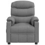 Sillón reclinable eléctrico tela gris claro en Sillones | Comprar online en Foru.es