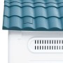 Caseta para perros polipropileno azul 57x68x66 cm en Casetas para perros | Comprar online en Foru.es