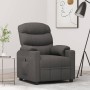 Sillón reclinable eléctrico de tela gris oscuro en Sillones | Comprar online en Foru.es