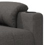 Sillón reclinable eléctrico de tela gris oscuro en Sillones | Comprar online en Foru.es