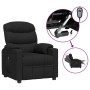 Sillón reclinable eléctrico de tela negro en Sillones | Comprar online en Foru.es