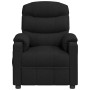 Sillón reclinable eléctrico de tela negro en Sillones | Comprar online en Foru.es