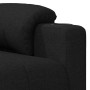 Sillón reclinable eléctrico de tela negro en Sillones | Comprar online en Foru.es