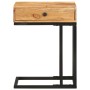 Mesa auxiliar forma de U madera maciza de acacia 45x30x61 cm de vidaXL, Mesas auxiliares - Ref: Foro24-289090, Precio: 82,63 ...
