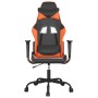 Silla gaming cuero sintético negro y naranja en Sillas gaming | Comprar online en Foru.es