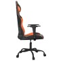 Silla gaming cuero sintético negro y naranja en Sillas gaming | Comprar online en Foru.es