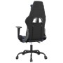 Silla gaming con reposapiés cuero sintético negro azul en Sillas gaming | Comprar online en Foru.es