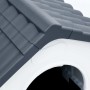 Casa para perro gris 57x68x66 cm polipropileno en Casetas para perros | Comprar online en Foru.es