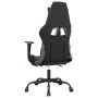 Silla gaming con reposapiés cuero sintético negro rojo tinto en Sillas gaming | Comprar online en Foru.es