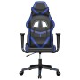Silla gaming cuero sintético negro y azul en Sillas gaming | Comprar online en Foru.es