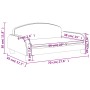 Sofá para niños de cuero sintético gris 70x45x30 cm de vidaXL, Mobiliario para bebés y niños pequeños - Ref: Foro24-3196366, ...