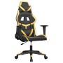Silla gaming cuero sintético negro y dorado en Sillas gaming | Comprar online en Foru.es