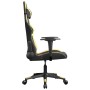 Silla gaming cuero sintético negro y dorado en Sillas gaming | Comprar online en Foru.es