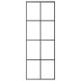 Puerta corredera aluminio y vidrio ESG negra 76x205 cm de vidaXL, Puertas para el hogar - Ref: Foro24-288064, Precio: 192,92 ...