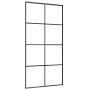 Schiebetür aus Aluminium und ESG-Schwarzglas, 102,5 x 205 cm von vidaXL, Türen für zu Hause - Ref: Foro24-288066, Preis: 224,...