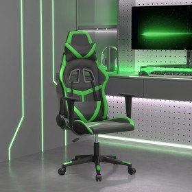 Silla gaming cuero sintético negro y verde en Sillas gaming | Comprar online en Foru.es