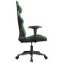 Silla gaming cuero sintético negro y verde en Sillas gaming | Comprar online en Foru.es