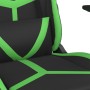 Silla gaming cuero sintético negro y verde en Sillas gaming | Comprar online en Foru.es