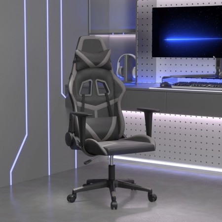 Silla gaming cuero sintético negro y gris en Sillas gaming | Comprar online en Foru.es