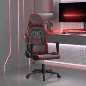 Silla gaming cuero sintético negro y rojo vino tinto en Sillas gaming | Comprar online en Foru.es