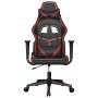 Silla gaming cuero sintético negro y rojo vino tinto en Sillas gaming | Comprar online en Foru.es