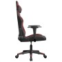 Silla gaming cuero sintético negro y rojo vino tinto en Sillas gaming | Comprar online en Foru.es