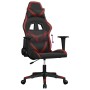 Silla gaming cuero sintético negro y rojo vino tinto en Sillas gaming | Comprar online en Foru.es