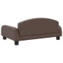 Sofá para niños de cuero sintético marrón 70x45x30 cm de vidaXL, Mobiliario para bebés y niños pequeños - Ref: Foro24-3196365...