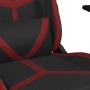 Silla gaming cuero sintético negro y rojo vino tinto en Sillas gaming | Comprar online en Foru.es