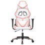 Silla gaming cuero sintético blanco y rosa en Sillas gaming | Comprar online en Foru.es