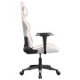 Silla gaming cuero sintético blanco y rosa en Sillas gaming | Comprar online en Foru.es