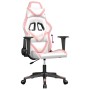Silla gaming cuero sintético blanco y rosa en Sillas gaming | Comprar online en Foru.es