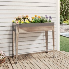 Jardinera de acero galvanizado 100,5x40,5x90 cm en Macetas y jardineras | Comprar online en Foru.es