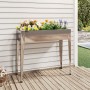 Jardinera de acero galvanizado 100,5x40,5x90 cm en Macetas y jardineras | Comprar online en Foru.es
