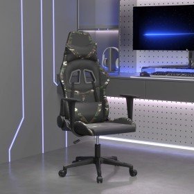 Silla gaming cuero sintético negro y camuflaje en Sillas gaming | Comprar online en Foru.es