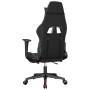 Silla gaming con reposapiés cuero sintético negro rojo tinto en Sillas gaming | Comprar online en Foru.es