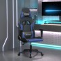 Silla gaming cuero sintético negro y azul en Sillas gaming | Comprar online en Foru.es