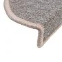 Alfombrillas de escalera 10 unidades marrón claro 65x24x4 cm de vidaXL, Alfombrillas para escalones - Ref: Foro24-149755, Pre...